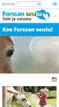 Mobile Screenshot of forssanseutu.fi